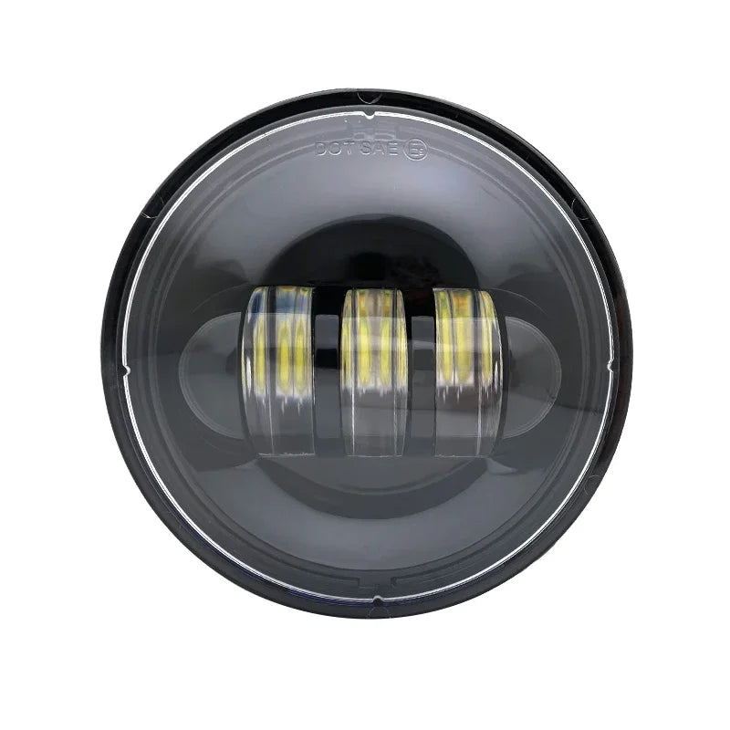 Feux additionnels LED 4,5 pouces pour Harley Touring - vue 4