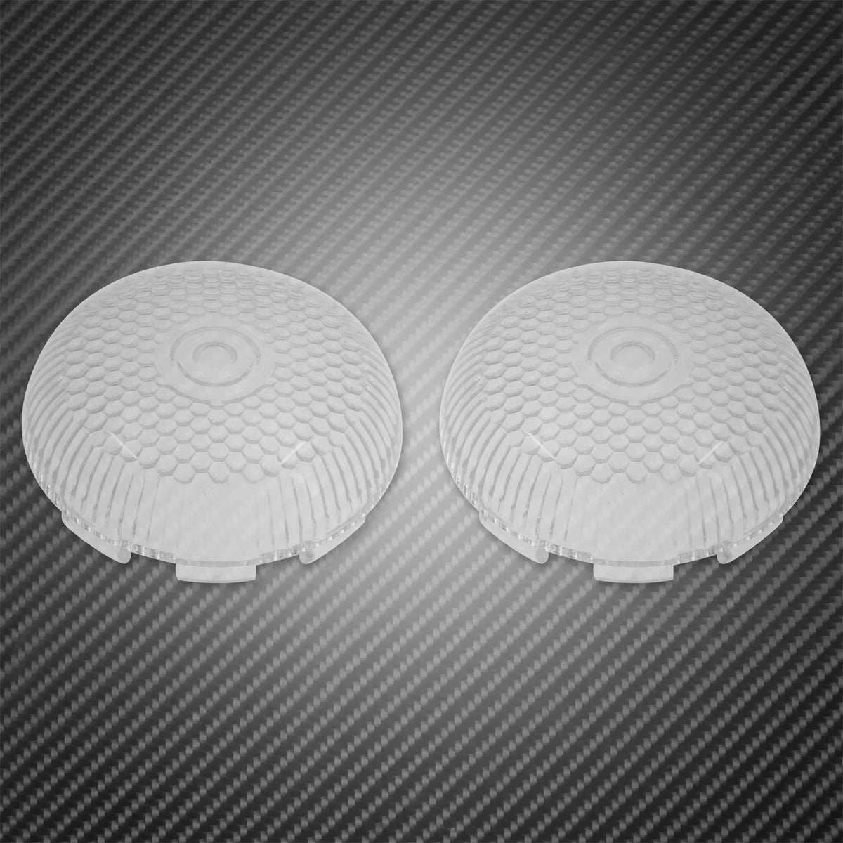 Lentilles de clignotant bullet pour Harley Touring Softail Dyna Sportster - vue 3