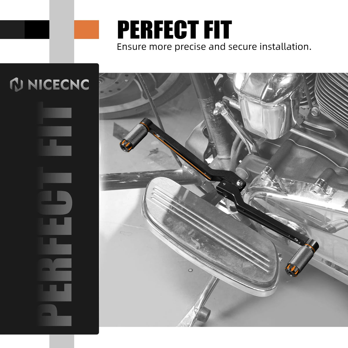 Levier de Sélecteur Rallongé (+1 Pouce) Aluminium - Harley-Davidson Street Glide, Road King, Road Glide – photo 6/9