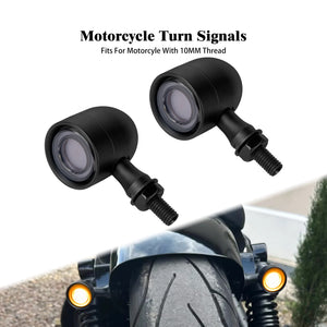 Clignotant LED arrière bullet filetage 10mm, feu stop et position, montage universel - vue 7