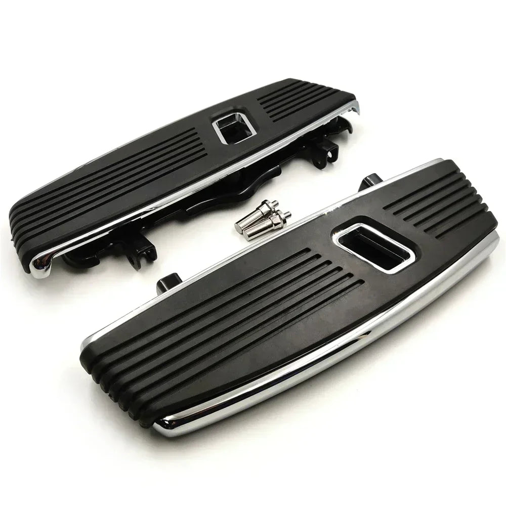Plancher avant (floorboard) style Hana en aluminium usiné pour Harley-Davidson Softail, Dyna Switchback FLD, Touring et Trike – photo 8/8