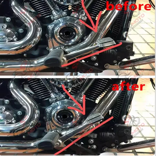 Tringlerie réglable de frein et de sélecteur à commandes centrales pour Harley-Davidson Softail M8 : Street Bob, Standard, Low Rider ST (2018 et +) – photo 5/8