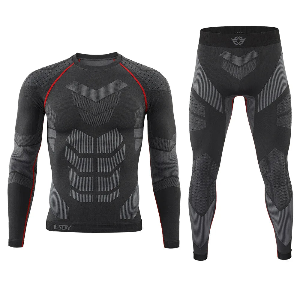 Sous-vêtement thermique homme sans couture - Legging technique hiver