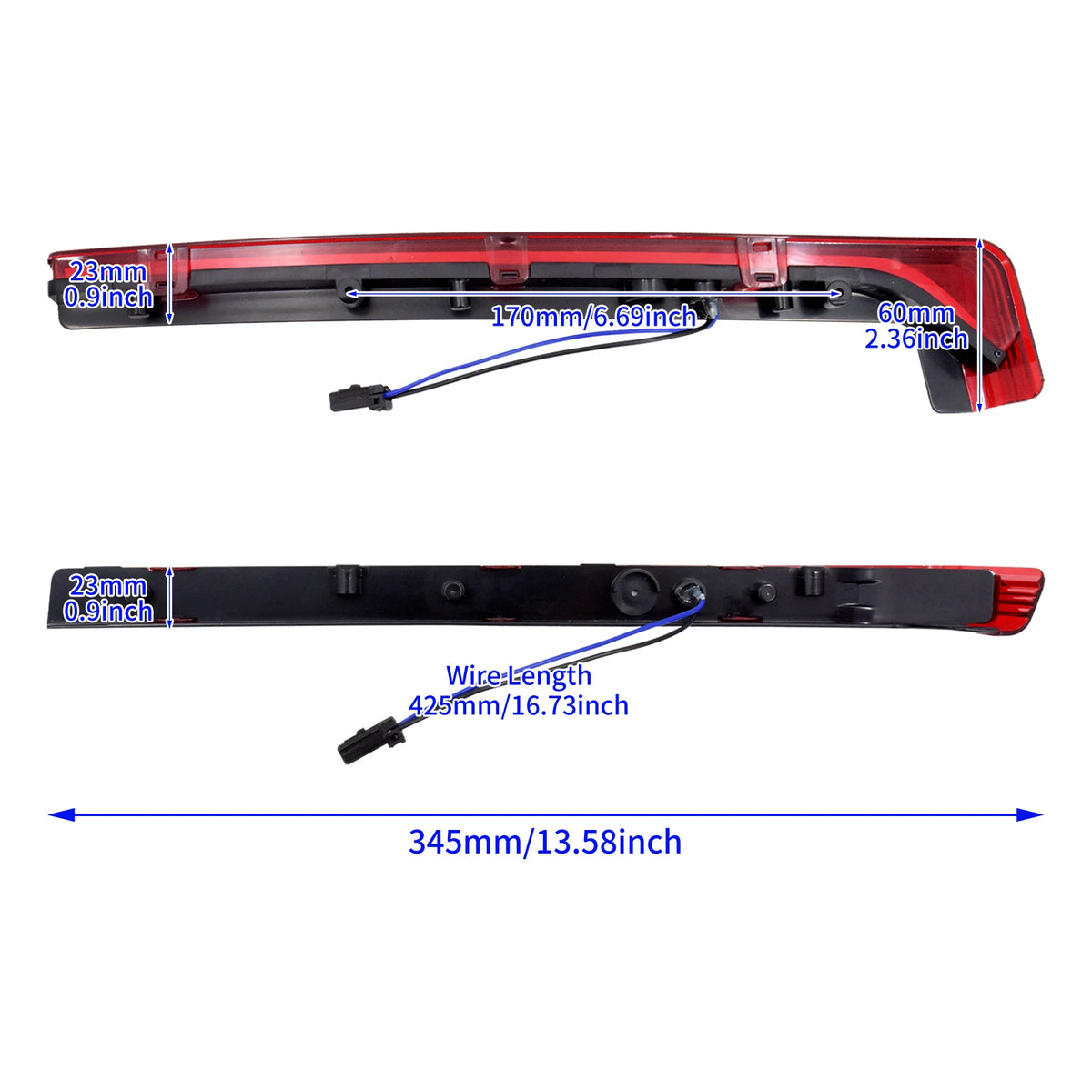 Feu LED latéral rouge pour top case de Harley-Davidson Touring - vue 6