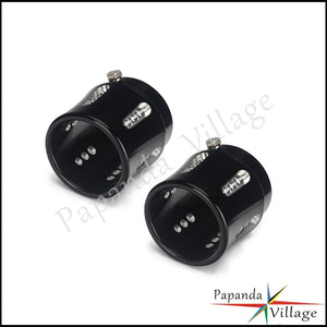Embout d'échappement aluminium noir pour Harley Touring - vue 10