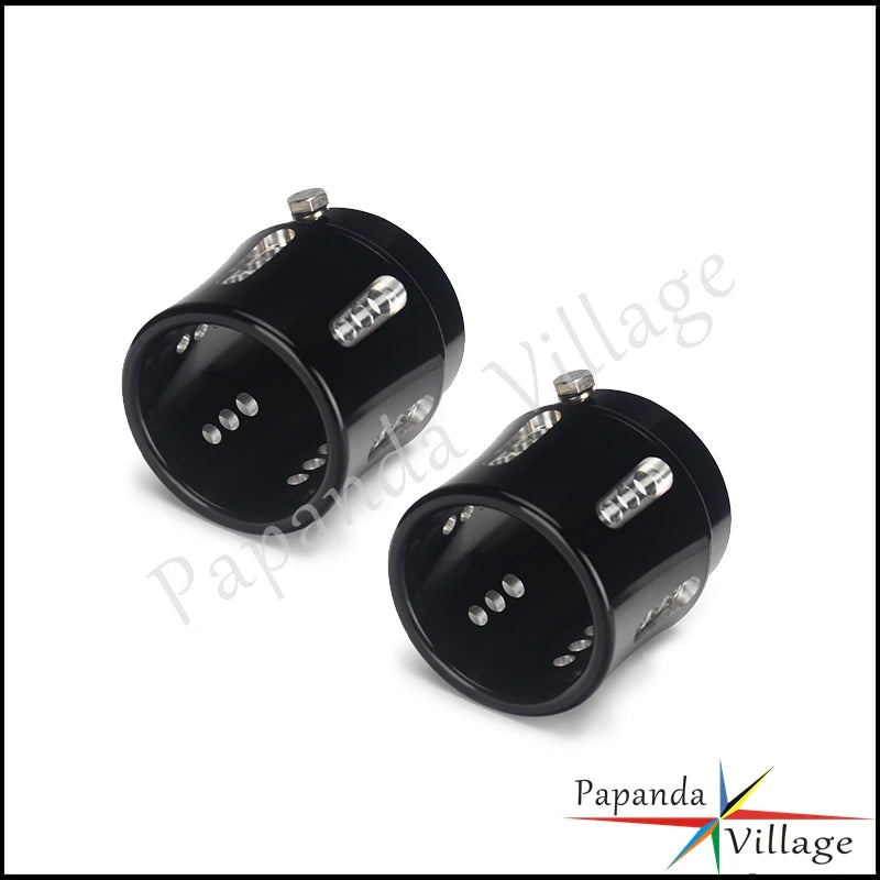 Embout d'échappement aluminium noir pour Harley Touring - vue 10