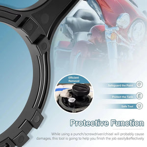 Outil de démontage de bague de réservoir (492 Lock Ring Tool) pour Harley-Davidson Touring 2008 et plus – photo 3/7