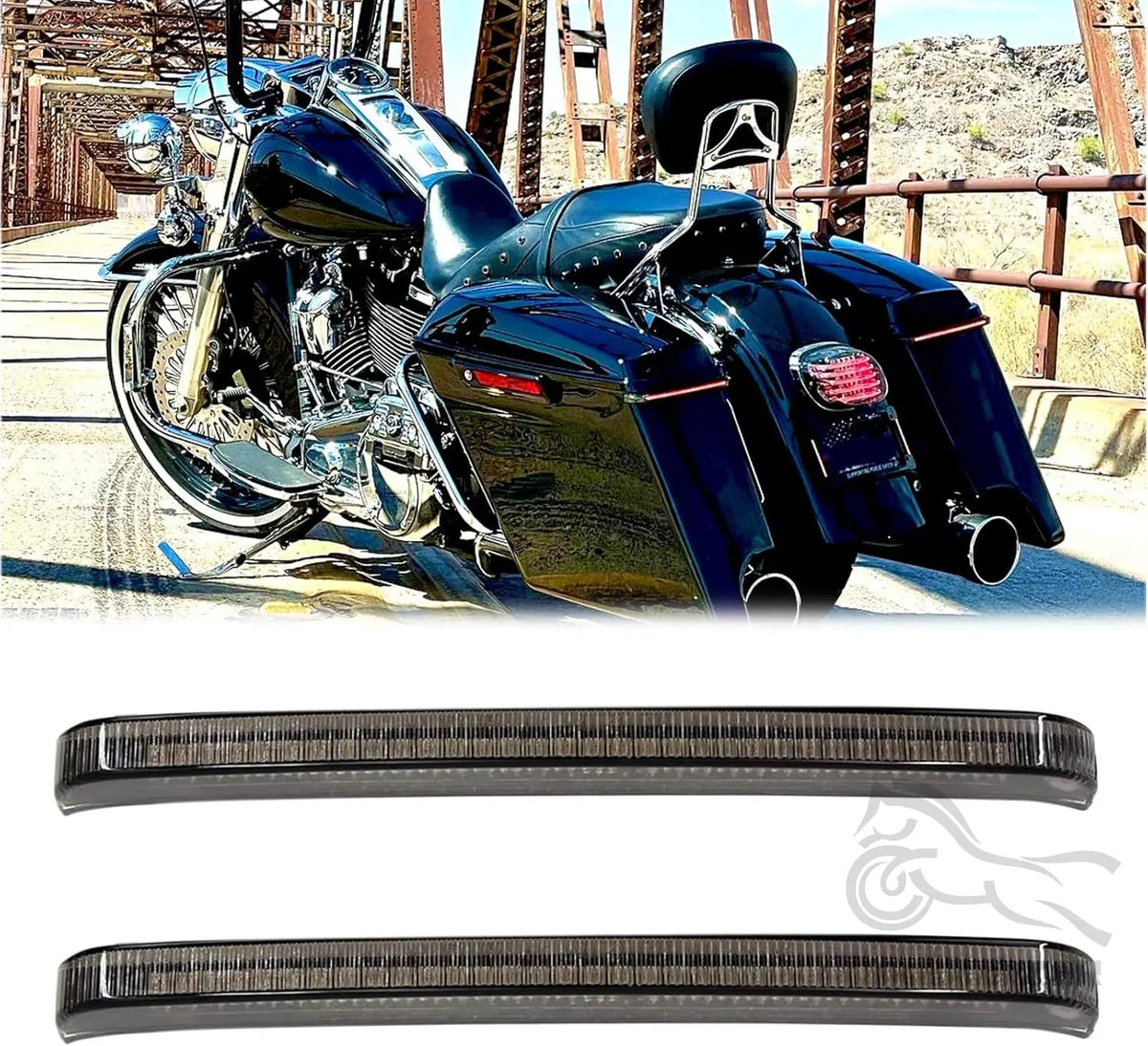 Feux LED de sacoches pour Harley Touring - vue 4