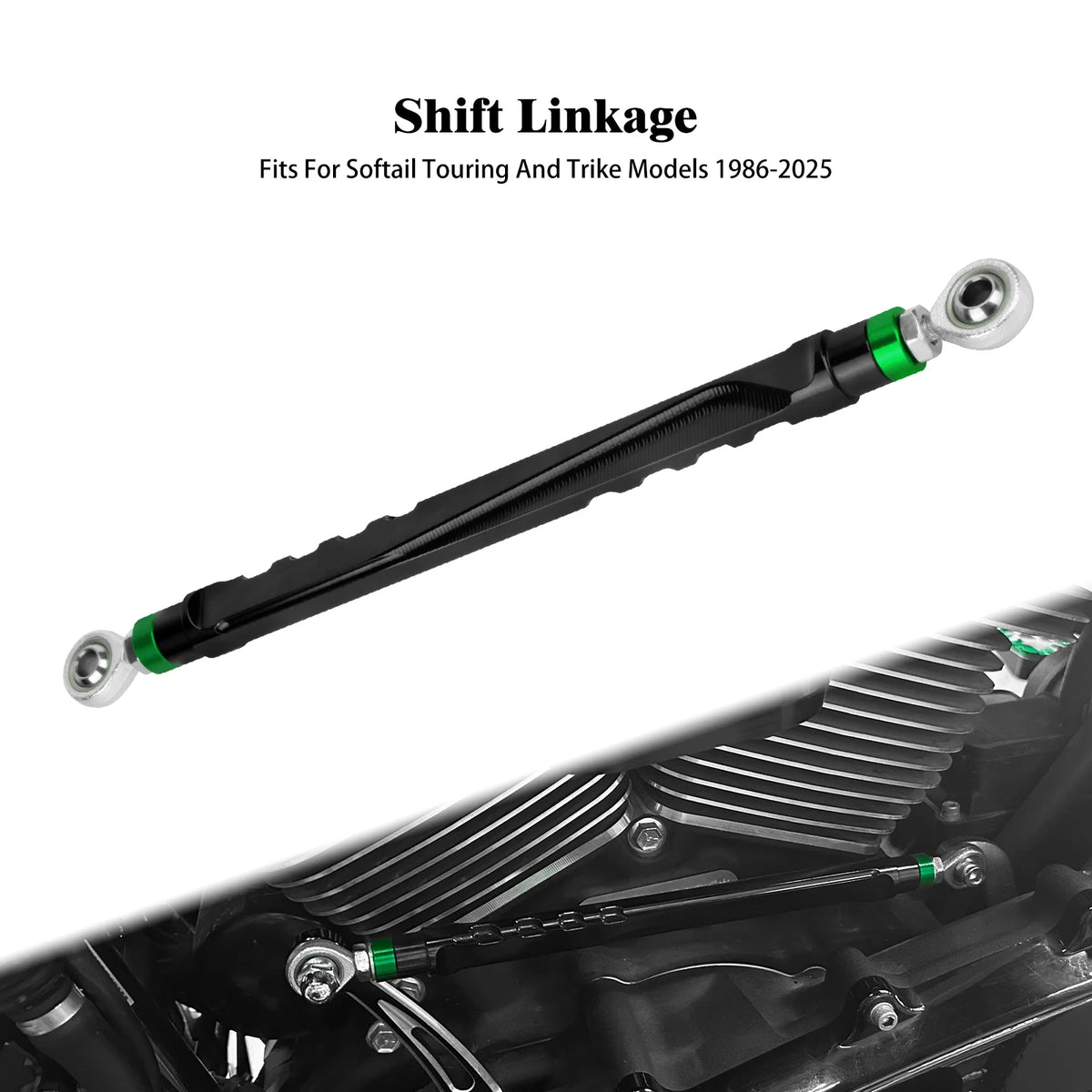 Levier de Sélecteur de Vitesse (Shift Linkage) - Harley-Davidson Softail, Touring 1986 et plus – photo 9/14