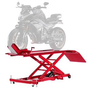 Cric de moto hydraulique 453,6 kg, table élévatrice mobile à 360° pour quad et ATV – photo 7/7