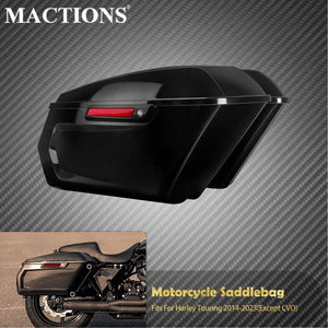 Sacoches rigides (saddlebags) avec fermoirs noirs pour Harley-Davidson Touring 2014-2023 – photo 1/7
