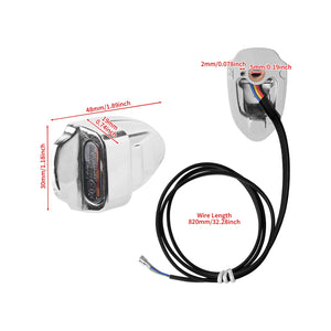 Clignotants LED arrière homologués E-Mark (position/stop) pour Harley Dyna 2000-2017 et Softail 2000-2025 - vue 6