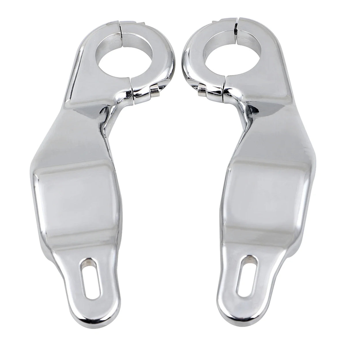 Support de carénage chromé pour moto Harley Road Glide - vue 3