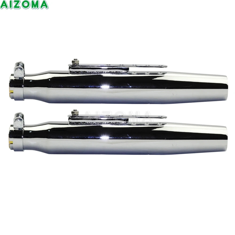 Système d'échappement pour Harley-Davidson Sportster XL, Dyna, Touring, Softail, ainsi que Suzuki et Honda (montage universel, style Café Racer) – photo 5/10