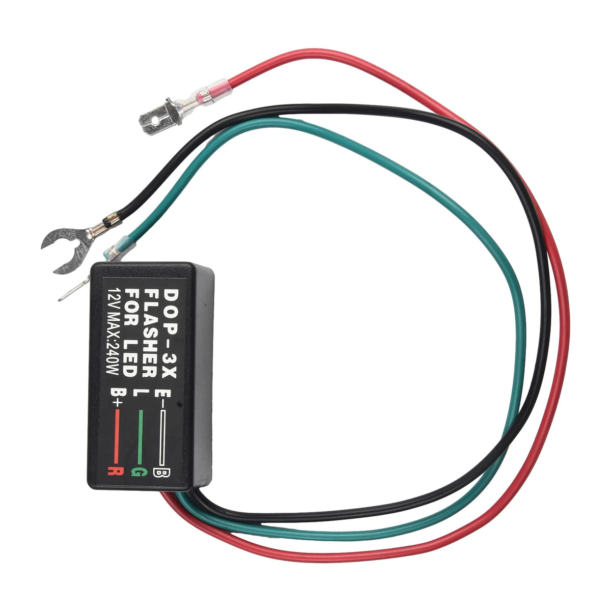 Centrale clignotant LED 3 fils 12 V pour Harley - vue 1