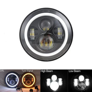 Phare LED 7 pouces pour Harley Softail - vue 5