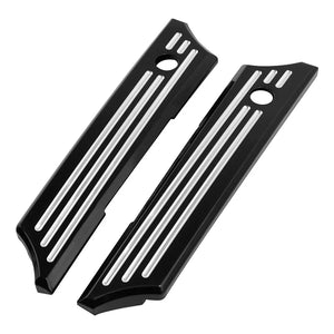 Caches de loquet usinés CNC pour sacoche Harley Touring - vue 8