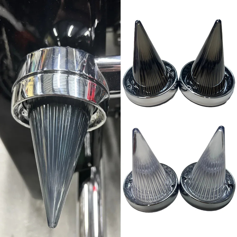 Cabochons pointe de clignotants pour Harley Touring - vue 1
