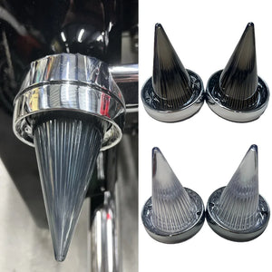 Cabochons pointe de clignotants pour Harley Touring - vue 1