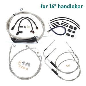Kit de Câbles Rallongés 12"/14"/16" pour Guidon - Harley-Davidson Sportster XL 2014-2024 (Avec ABS) – photo 11/12