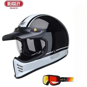 Casque moto intégral rétro - vue produit - vue 18