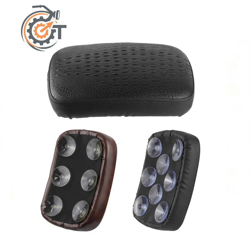 Coussin passager moto à ventouses pour Harley-Davidson (Dyna, Sportster, Softail, Touring)