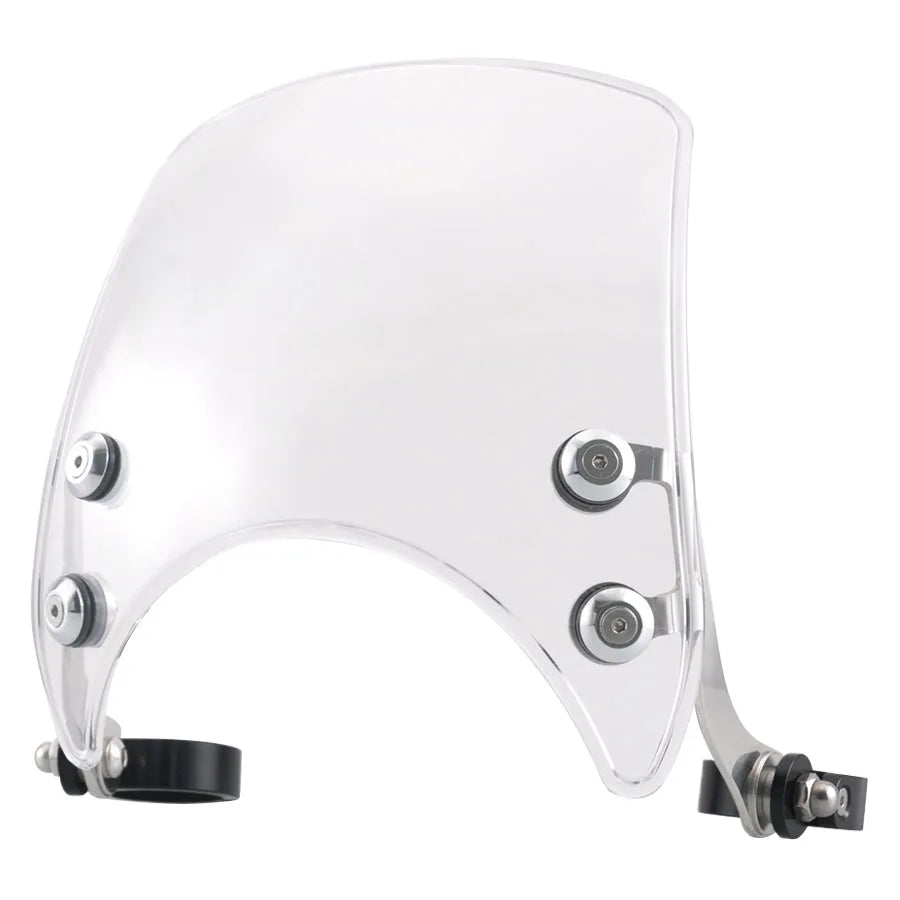 Mini pare-brise fumé pour Harley Sportster fixé sur fourche - vue 7