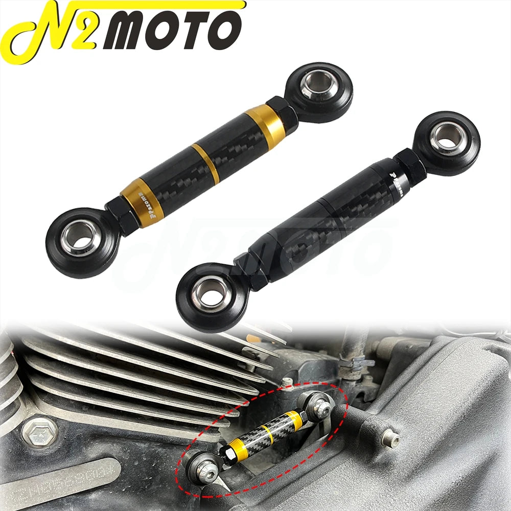 Tige de sélecteur en fibre de carbone pour Harley Dyna - vue 3