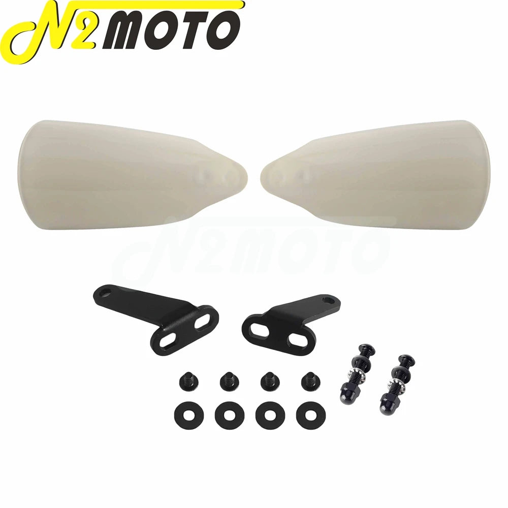 Protège-mains noirs en plastique pour Harley-Davidson Touring Street Glide - vue 7