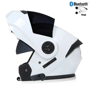 Casque moto modulable noir avec double écran - vue 11
