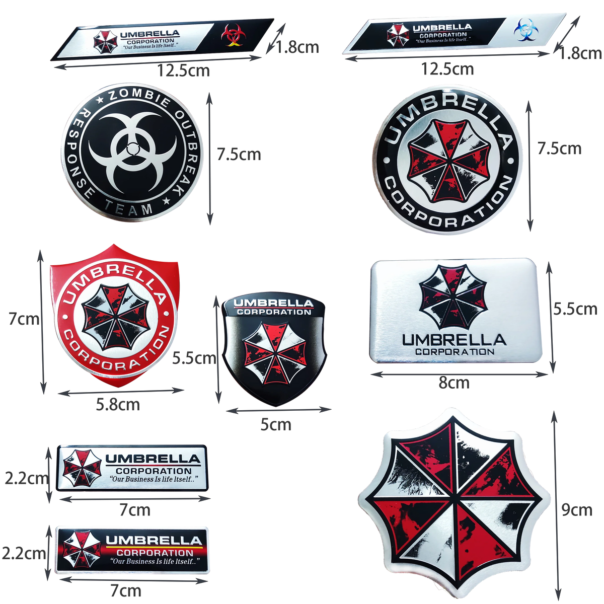 Badge autocollant 3D en aluminium pour réservoir de moto - vue 6