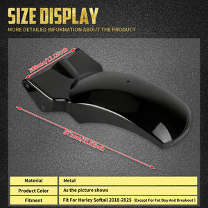 Kit Selle Solo et Garde-Boue Arrière Assortis - Harley-Davidson Softail Fat Boy, Breakout, Fat Bob, Low Rider 2018-2025 – photo 5/8