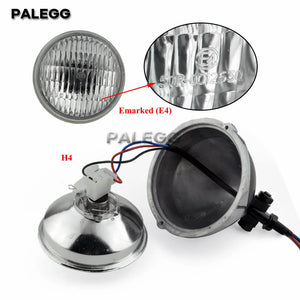Phare rétro à grille pour Harley chopper bobber - vue 5