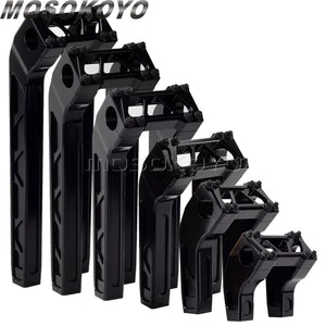 Risers de guidon 1-1/4 pour Harley Dyna Softail Sportster - vue 2