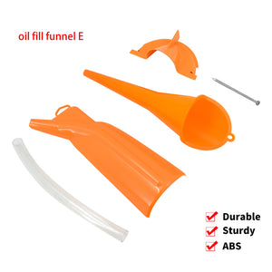 Entonnoir de remplissage d'huile orange pour Harley - vue 2