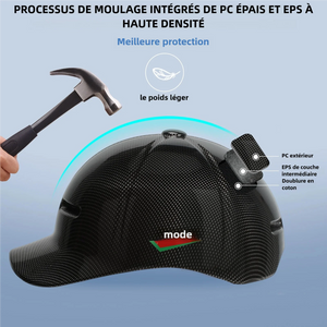 Casque de vélo forme casquette, vue de profil - vue 4