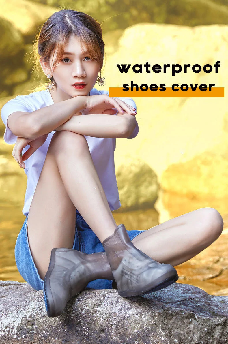 Couvre-chaussures imperméables en silicone montants - vue 5