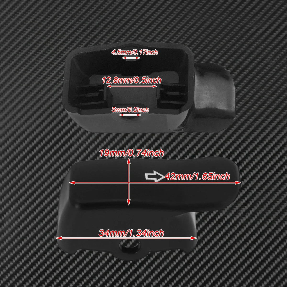 Capuchons rallongés de clignotants pour Harley Sportster Dyna Softail - vue 5