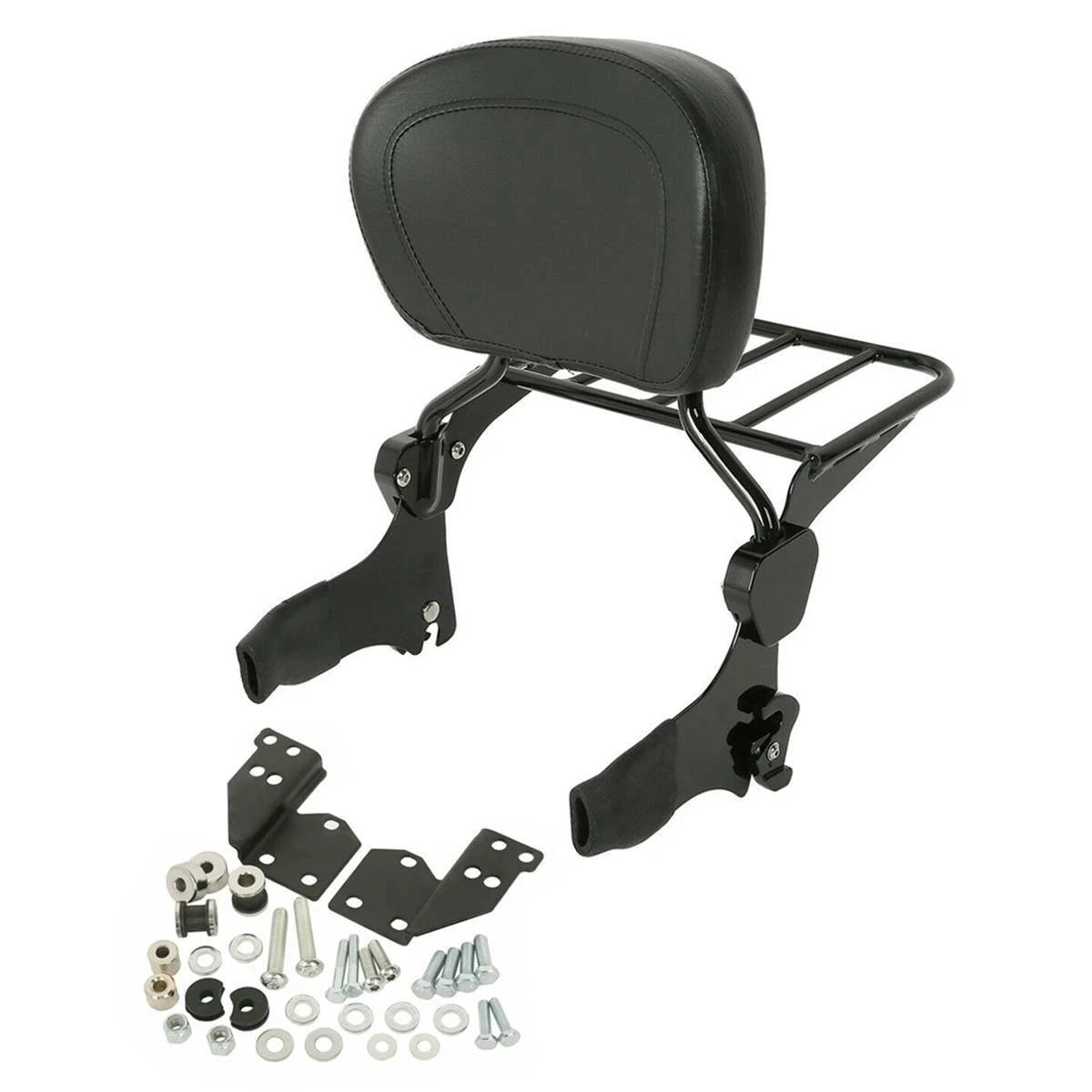 Dossier sissy-bar amovible avec porte-bagages pour Harley Touring - vue 6