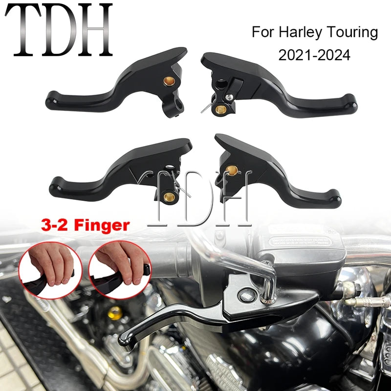 Leviers de frein et embrayage pour Harley Touring 2021-2024 - vue 1