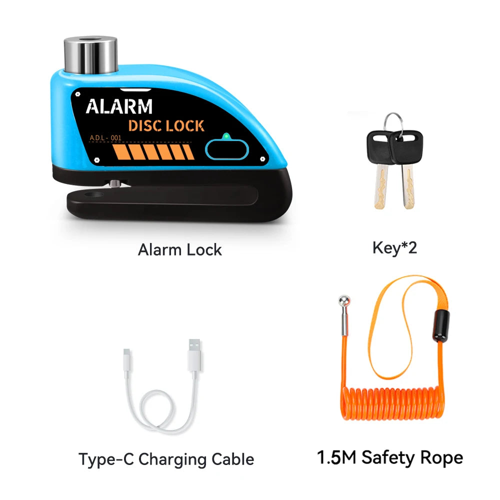 Bloque-disque moto Extractme avec alarme 120 dB rechargeable - vue 26