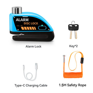 Bloque-disque moto Extractme avec alarme 120 dB rechargeable - vue 26