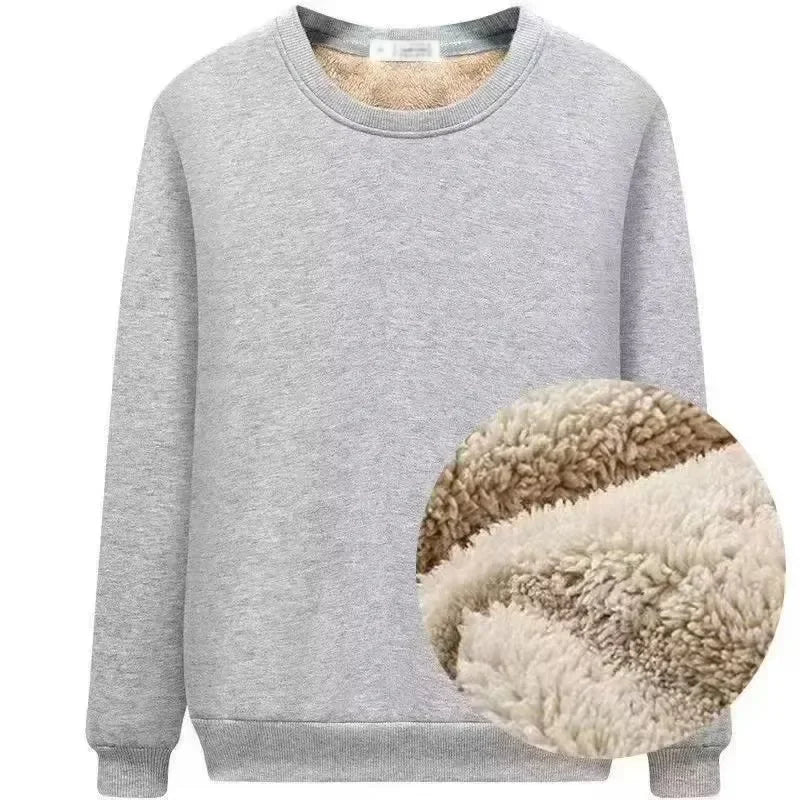 T-shirt polaire chaud homme - Haut base layer doublé peluche - vue 6
