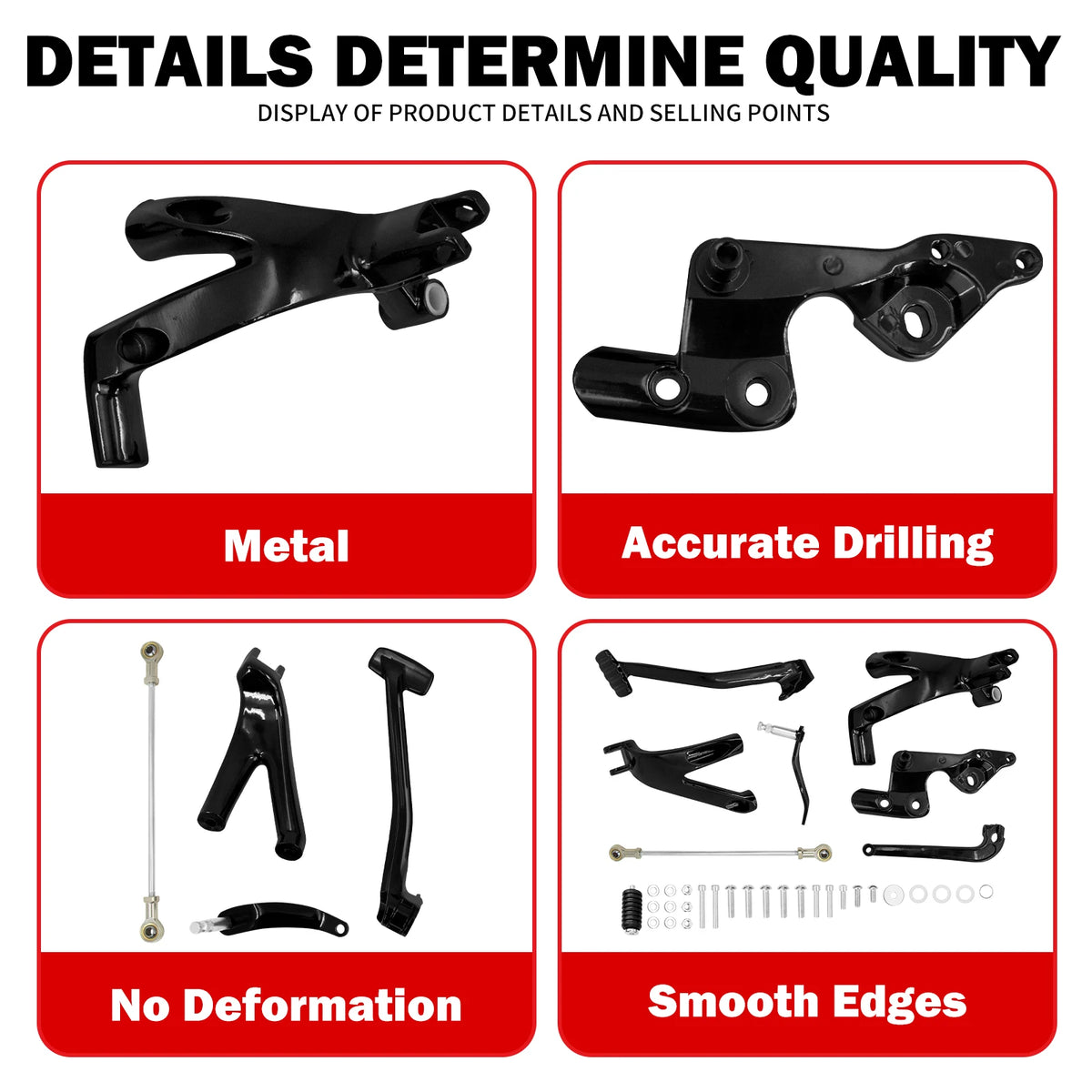 Kit Commandes Avancées (Forward Controls) - Harley-Davidson Softail Street Bob, Low Rider, Low Rider S, Standard, Breakout 2018-2024 – photo 5/6