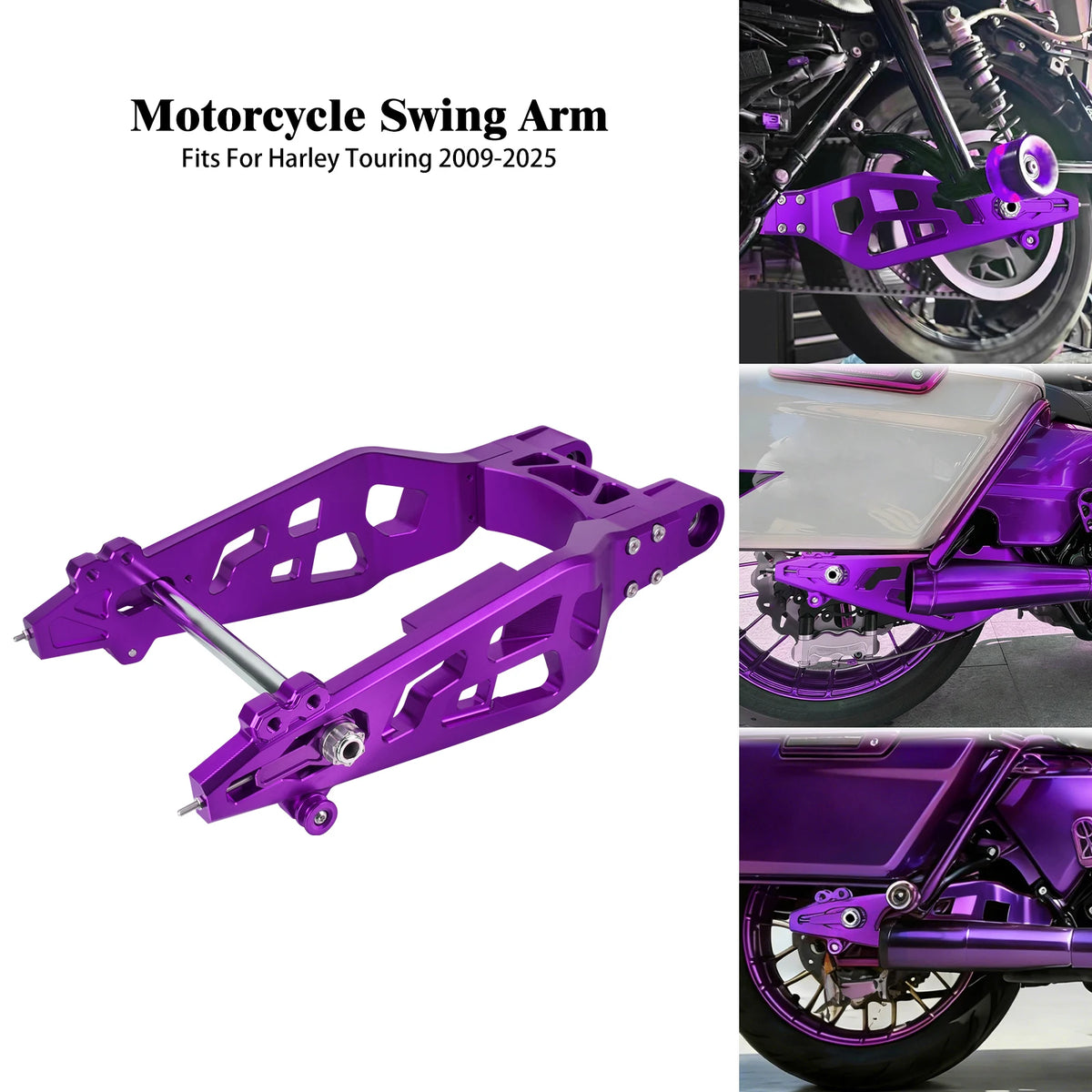 Bras Oscillant (Swing Arm) Aluminium Chromé - Harley-Davidson Touring 2009-2023 – photo 7/11
