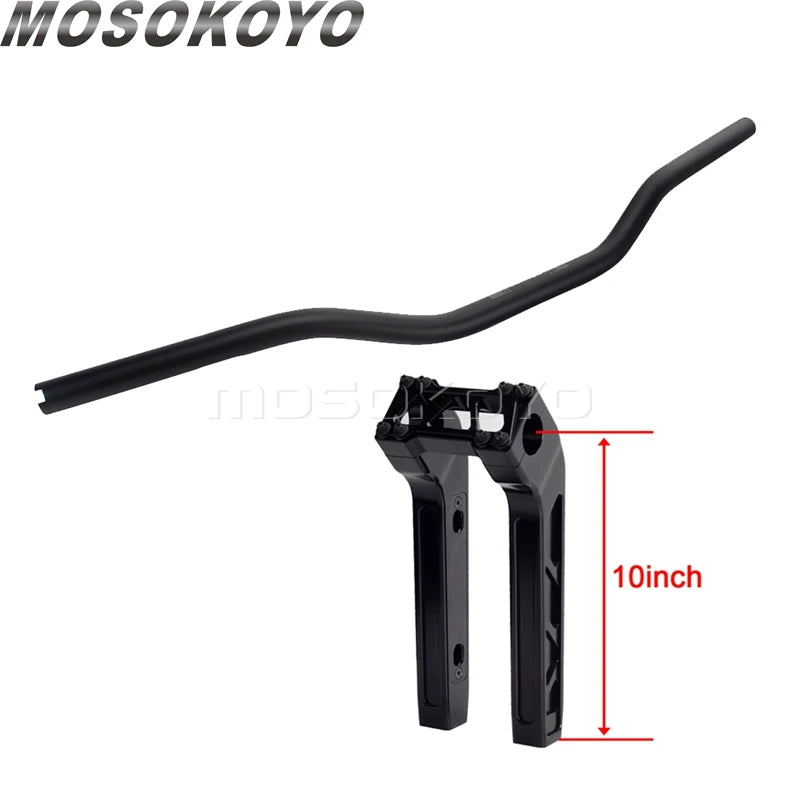 Risers pullback et guidon pour Harley Dyna Sportster Softail - vue 18