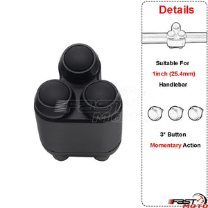 Commodo à boutons poussoirs pour guidon Harley - vue 10