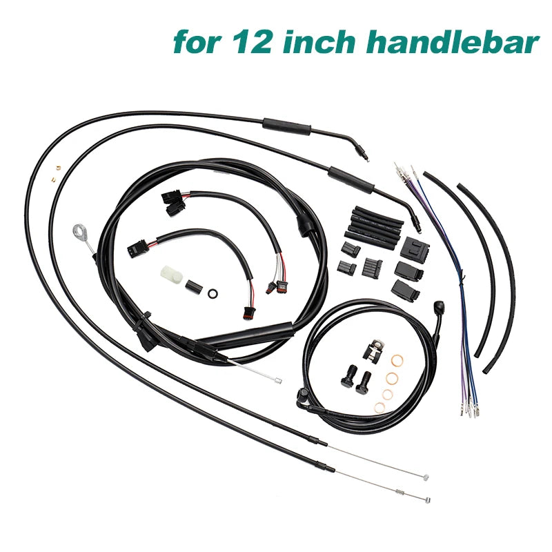 Kit de Câbles Rallongés pour Guidon - Harley-Davidson Softail 2011-2015 (Sans ABS) – photo 7/9