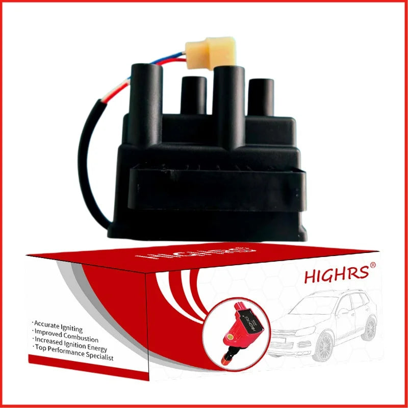 Bobine d'allumage 4 sorties 3 ohms pour Harley double bougie - vue 1