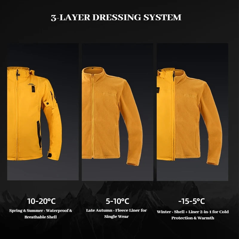 Blouson moto noir avec protections doublure amovible - vue 3